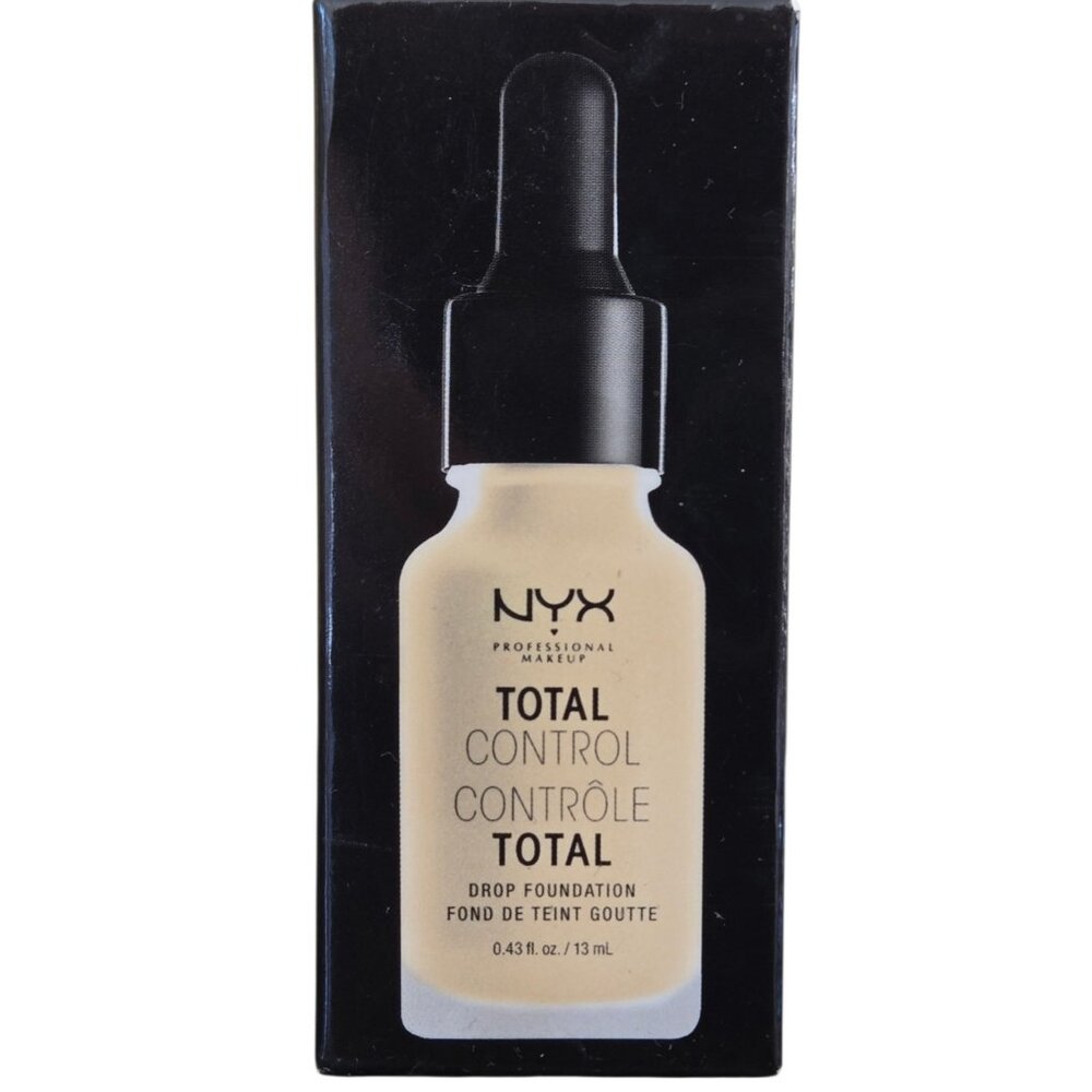 NYX Total Control Drop Foundation TCDF06 Vanilla 0.43 fl oz / 13mL Sealed NEW
